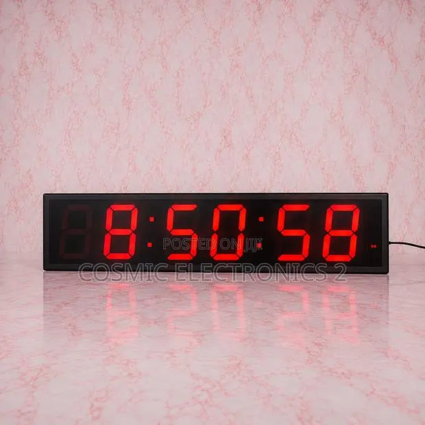 38.1" Premium Digital Wall Clock With Timer & Remote Control · Photo 1