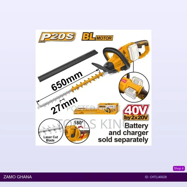 Cordless Hedge - Chtli40028 · Photo 1