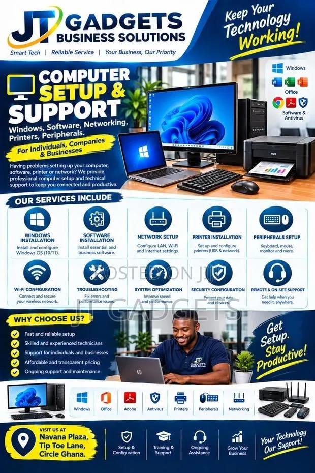 Laptop/Computer Setup Support · Photo 1