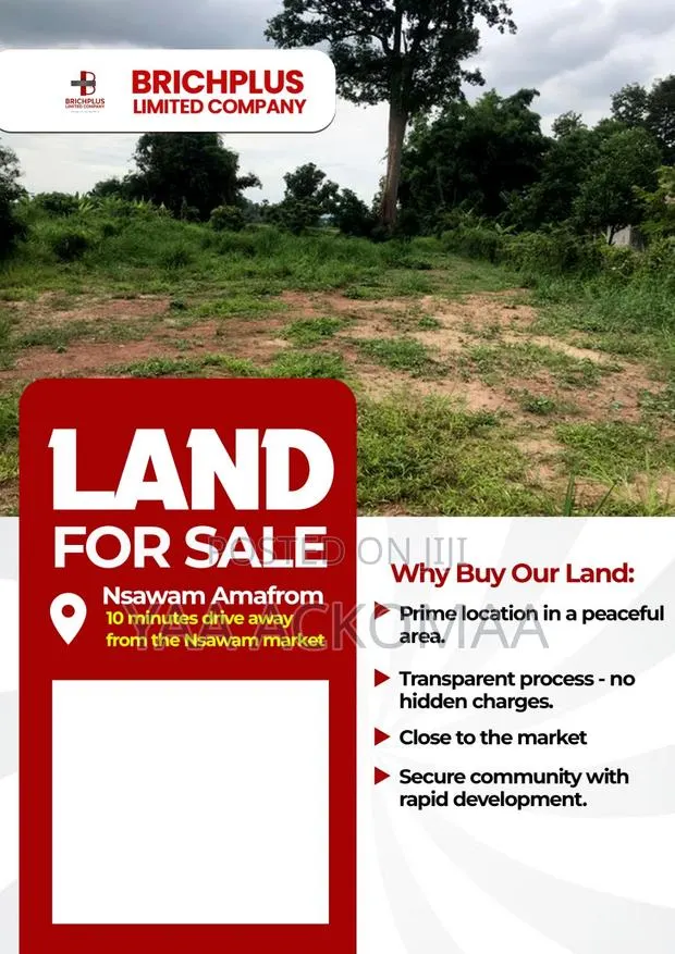 Land For Sale At Nsawam Amanfrom -genuine Title, Fast Developing Area · Photo 1