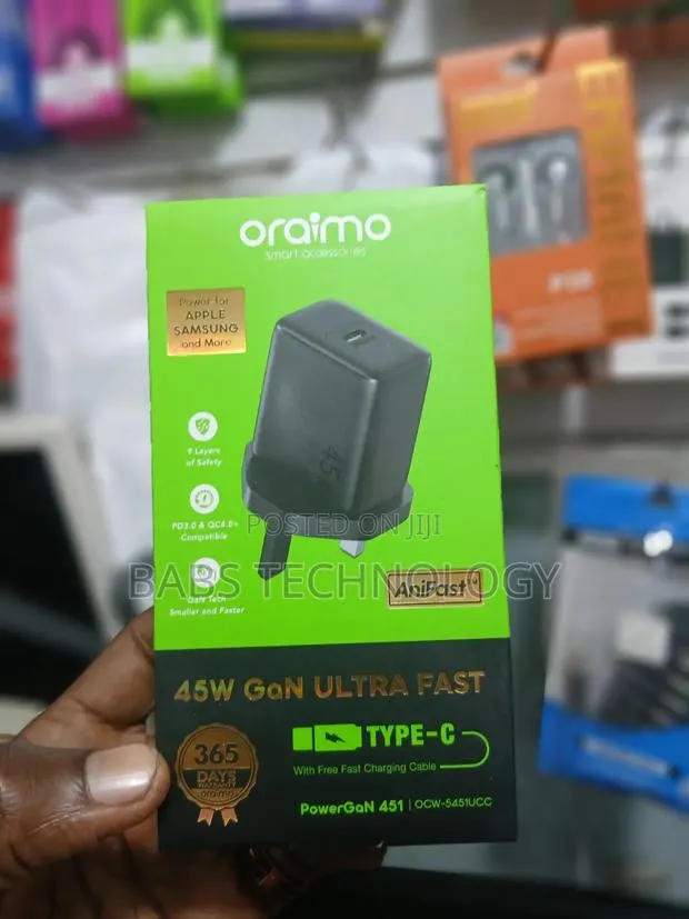 Oraimo 45W GaN Ultra Fast Charger · Photo 1