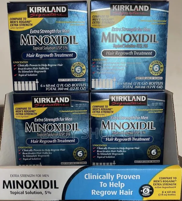Undiluted and Sealed Kirkland Minoxidil Full Pack-[Usa Made] · Photo 1