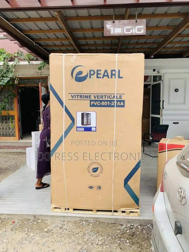 Limited Stock Pearl PVC-801-27AA 690L Double-Door Glass Display Fridge · Photo 1