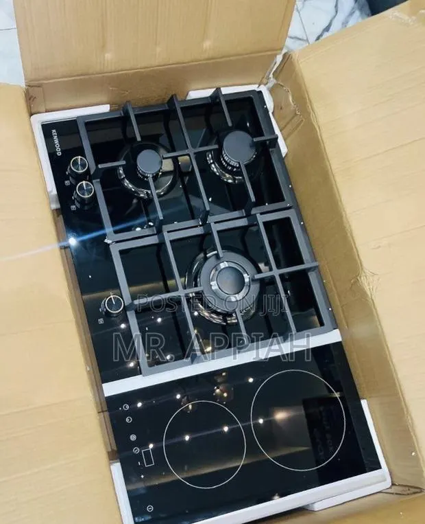 Super Adorable Kenwood 90cm Tempered Glass 4 + 2(Black) · Photo 1