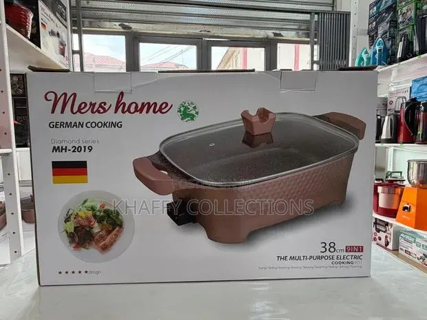 Mers Home 38CM Multi-Purpose Electric Cooking Pot MH-2019 - 9in1* · Photo 1