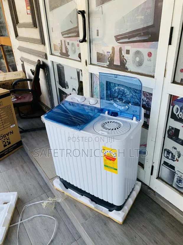 Auto Wash Nasco Washing Machine Semi Automatic 8 Kg White · Photo 1