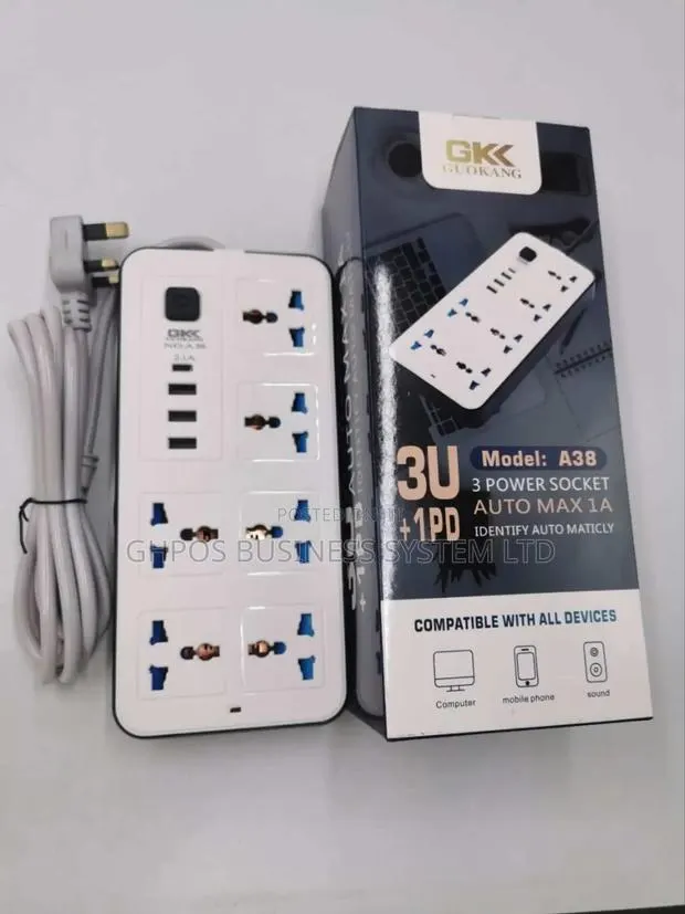 Ubero Smart Socket Extension With Type-c Charger · Photo 1