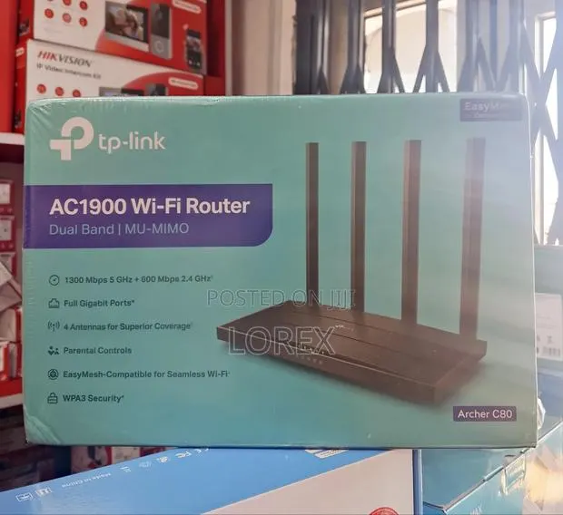 Tp-Link Archer C80 Wireless Router Mimo Ac1900 Dual Band (Not Sim) · Photo 1