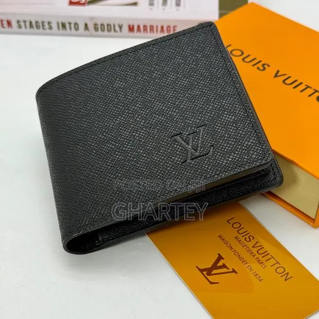 Louis Vuitton Canvas Pocket Wallet || Brown, Black · Photo 1
