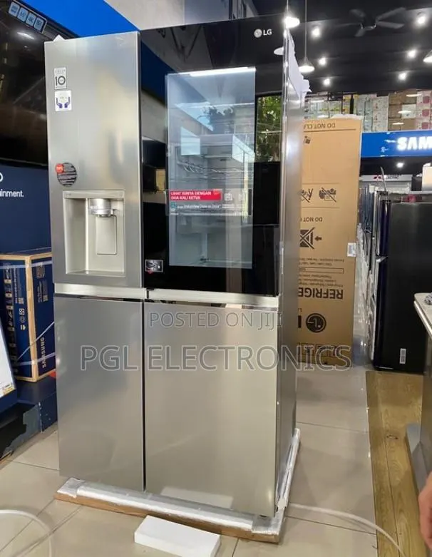 Lg 668l Side-by-Side Refrigerator | Dispenser, Knock Twice, Silver · Photo 1