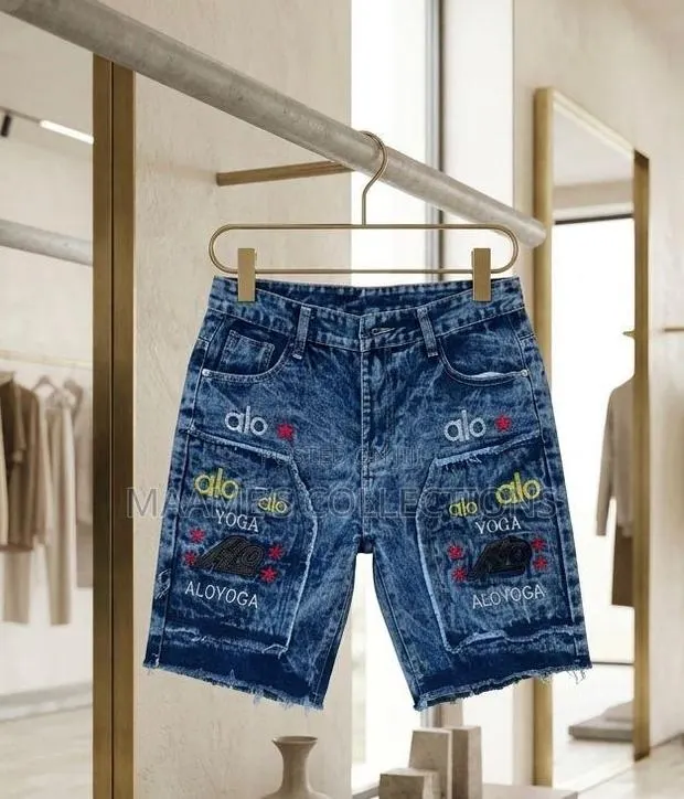 Distressed Denim Shorts Jeans for Men · Photo 6