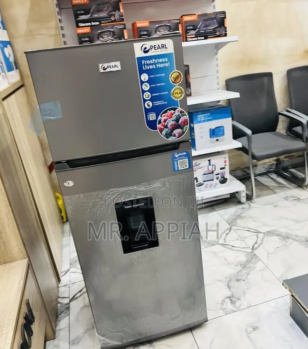 Durable Build Pearl Pf-2521w0-5e Double Door Refrigerator(Gray) · Photo 1