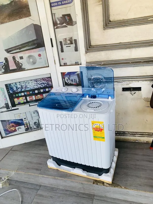 Zealous Fast Nasco Washing Machine Semi Automatic 8 Kg White · Photo 1