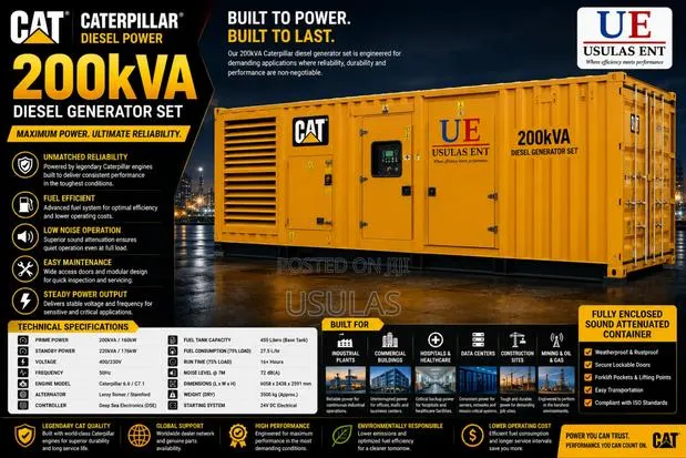 Cat 200kva · Photo 1