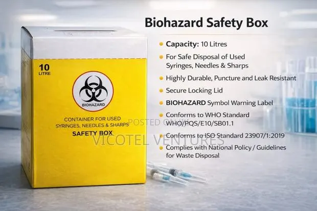 Disposable Safety Box 10ltrs · Photo 1