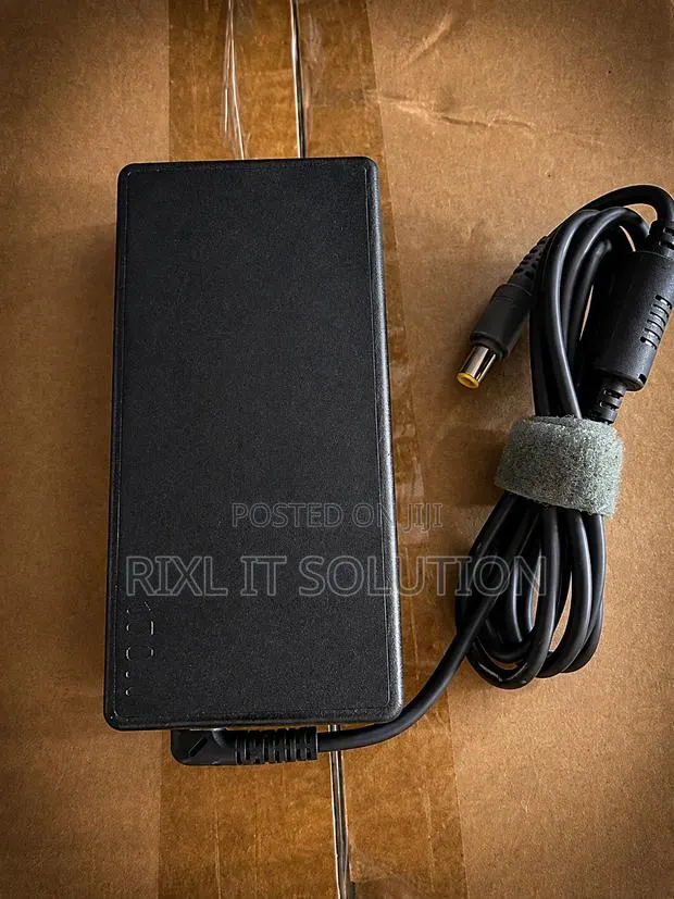 Original Lenovo 170W Round Yellow Tip AC Charger for ThinkPad Laptops · Photo 1
