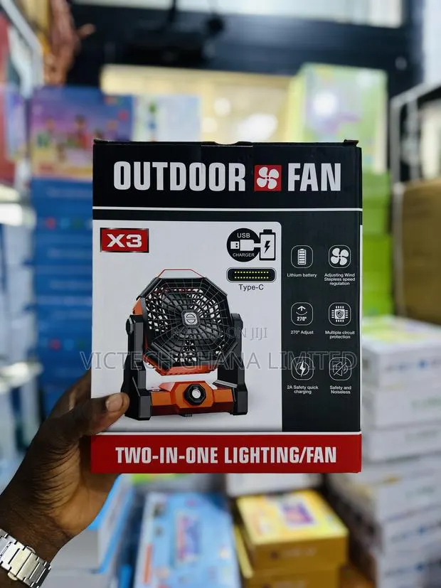 X3 Outdoor Rechargeable Fan · Photo 1