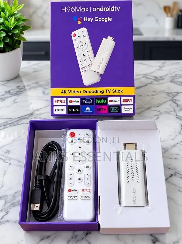 H96Max Smart Android TV Stick With Remote · Photo 1