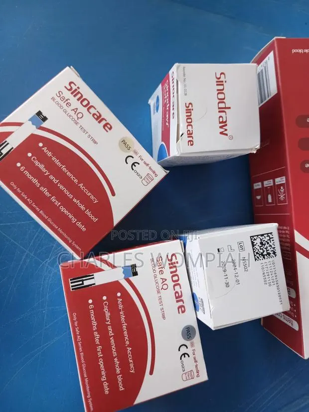 Sinocare Safe AQ Blood Glucose Test Strips · Photo 1