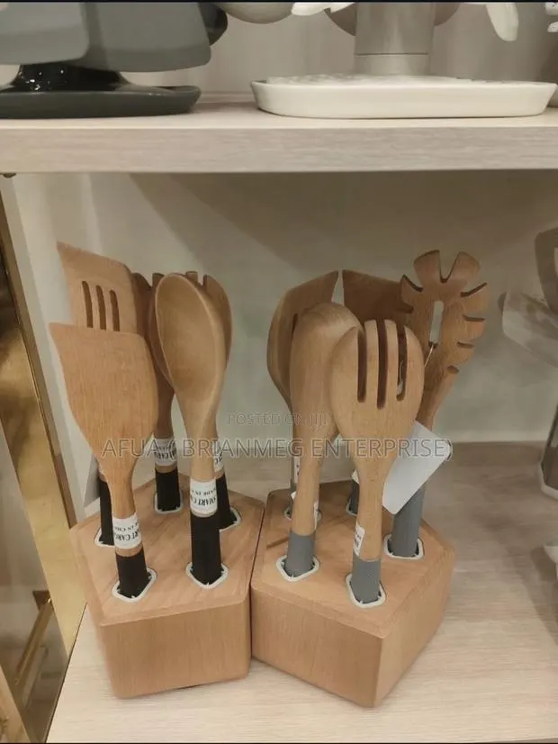 Luxury Durable Wooden Ladle Set · Photo 1