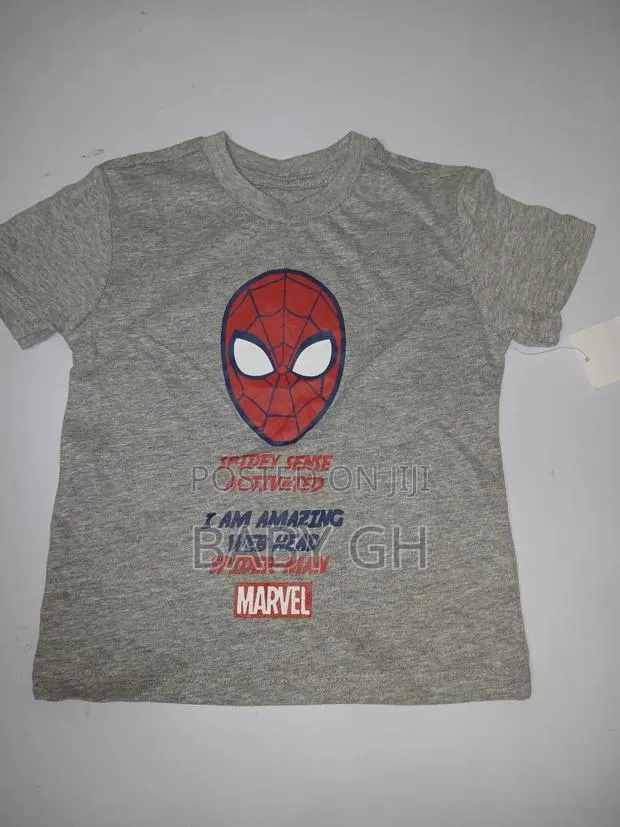 Boys Round Neck Spiderman T-Shirt · Photo 1