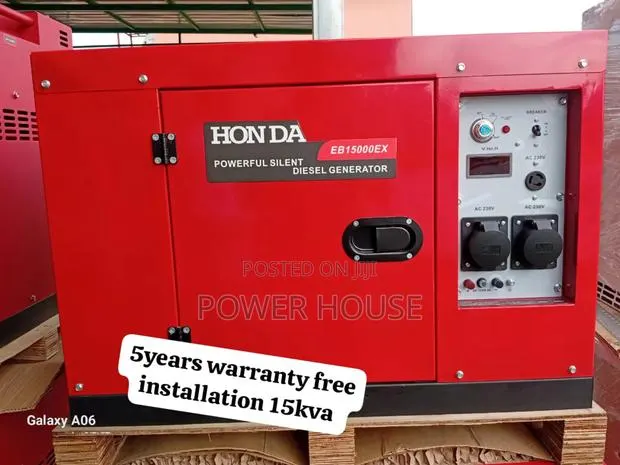 Silver System Honda Diesel 15kva 16500watts Diesel 15kva · Photo 1