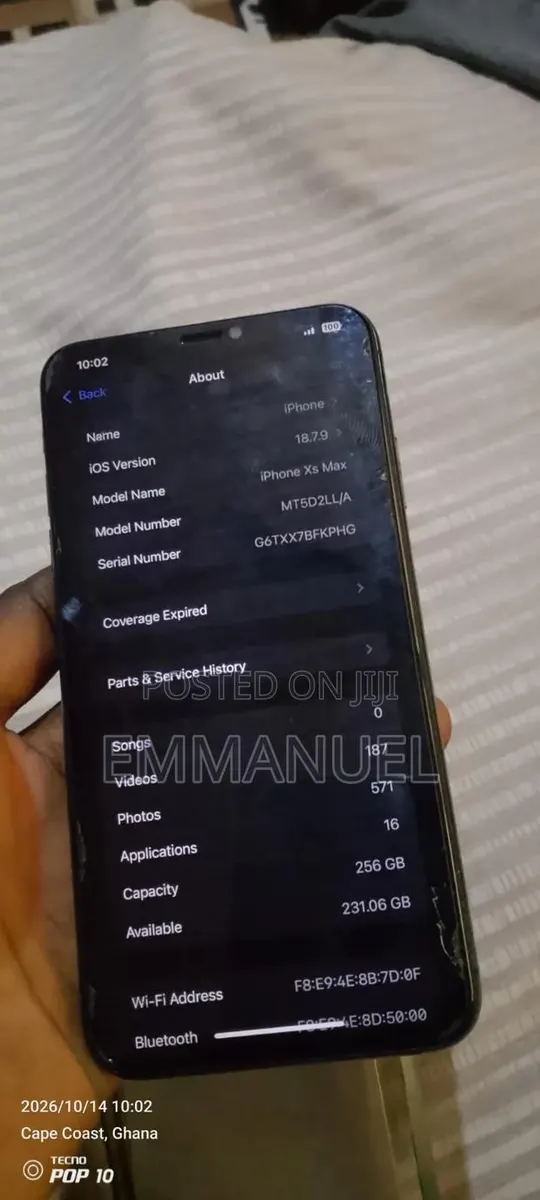 Apple iPhone XS Max 256 GB Black · Photo 1