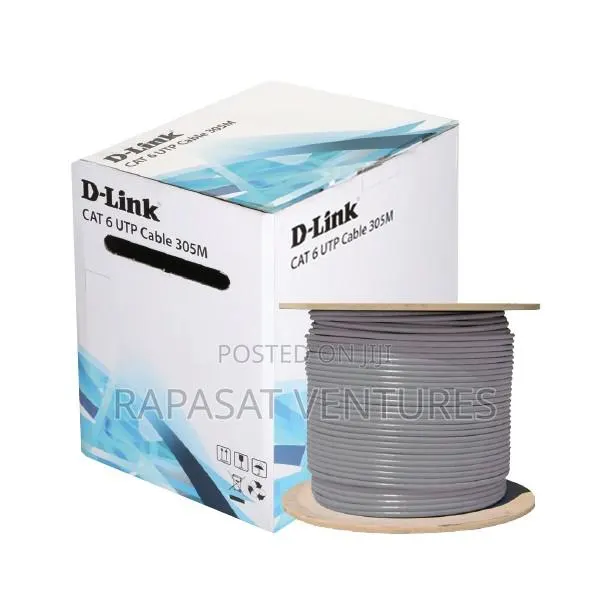 D-Link Cat 6 Utp 24awg Lan 305meters Cable Box · Photo 1