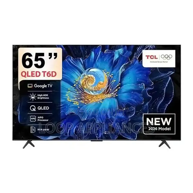 New 65 Inch TCL Smart Android 65T6D 2026 Qled Television · Photo 1