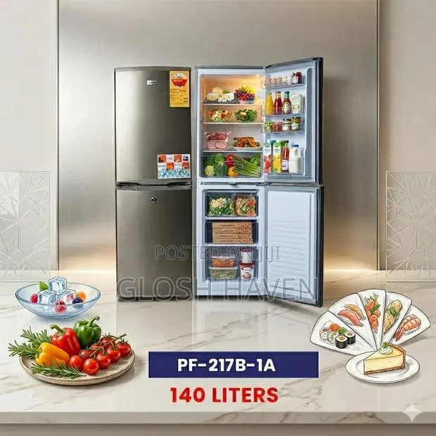 Pearl 140L Bottom Freezer Fridge · Photo 1