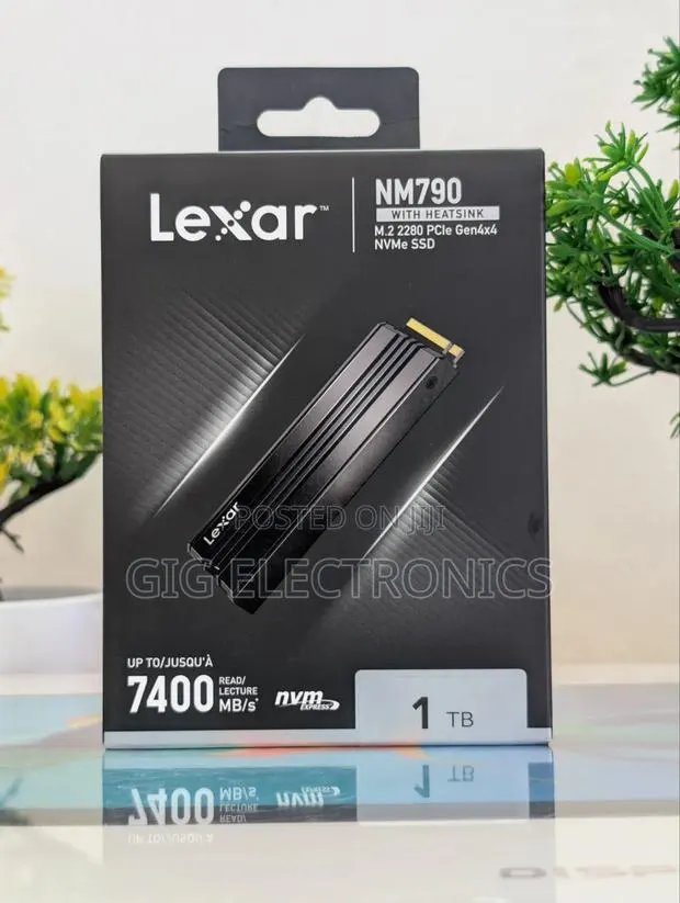 Lexar 1TB NM790 NVMe M.2 2280 SSD With Heatsink 7400/6500 MB/s · Photo 1