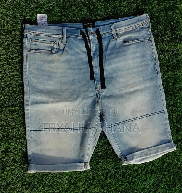 Foreign Used Faded Jeans Shorts for Sale in Size 36 Only · Photo 1