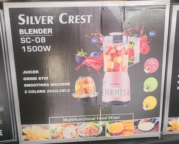 Silver Blender Sc-08 1500w Crest 1.5l · Photo 1