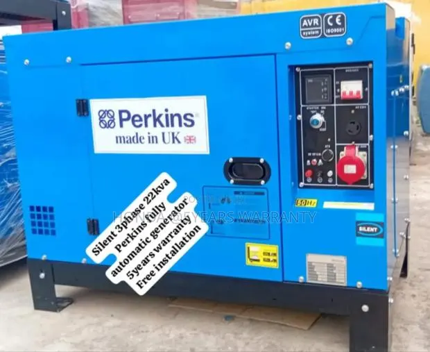 Clean Energy Source 22kva 3phase Ats Perkins Generator 22kva · Photo 1