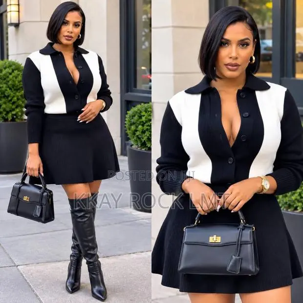 2 Piece Skirt and Long Sleeve Top