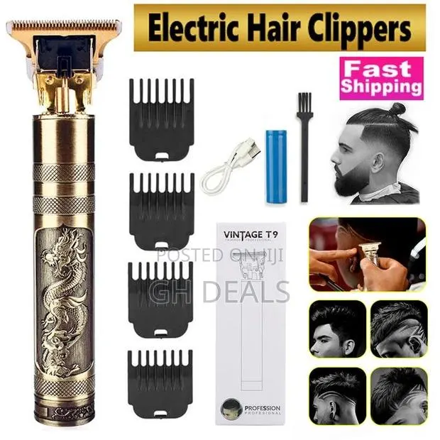 Dragon Monster Rechargeable Metal Hair Clipper - Gold · Photo 1