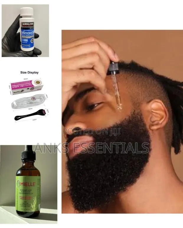 Original Kirkland Hair Regrowth Kit With Roller Mielle Rosemary Oil · Photo 1