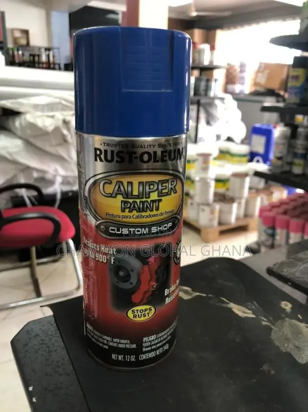Caliper Spray Paint Blue. Resist Heat Up to 900 Degrees Fahrenheit · Photo 1