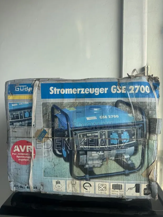 GÜDE GSE 2700 GENERATOR FOR SALE German Quality - Stromerzeuger · Photo 1