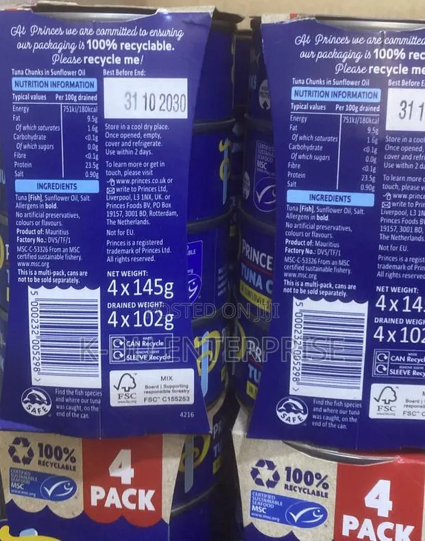 Princess Tuna Chunks 4 in 1 · Photo 2