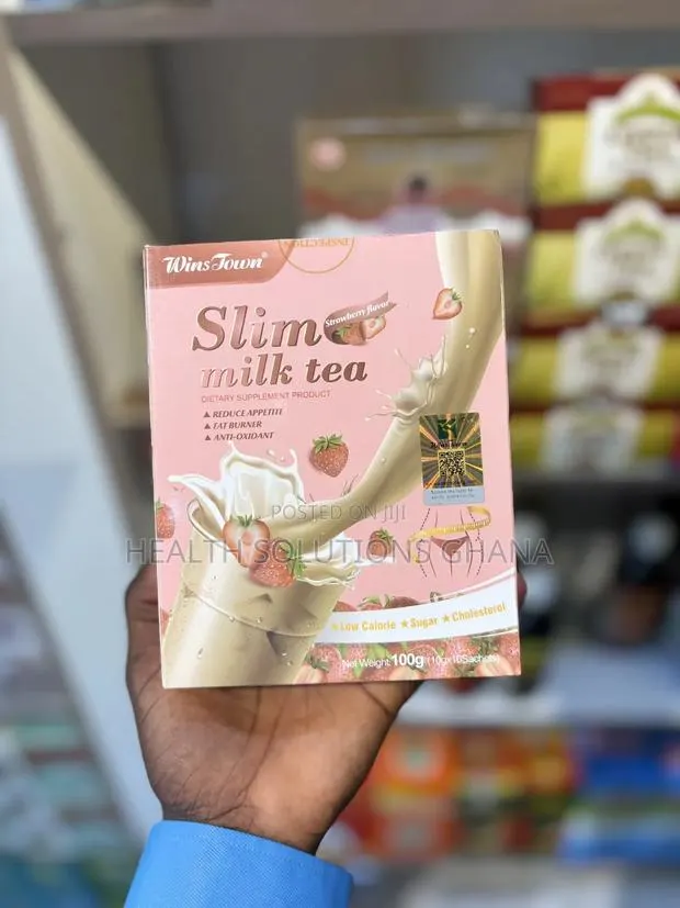 Slim Milk Tea Strawberry for Wellness Digestive Support · Photo 1