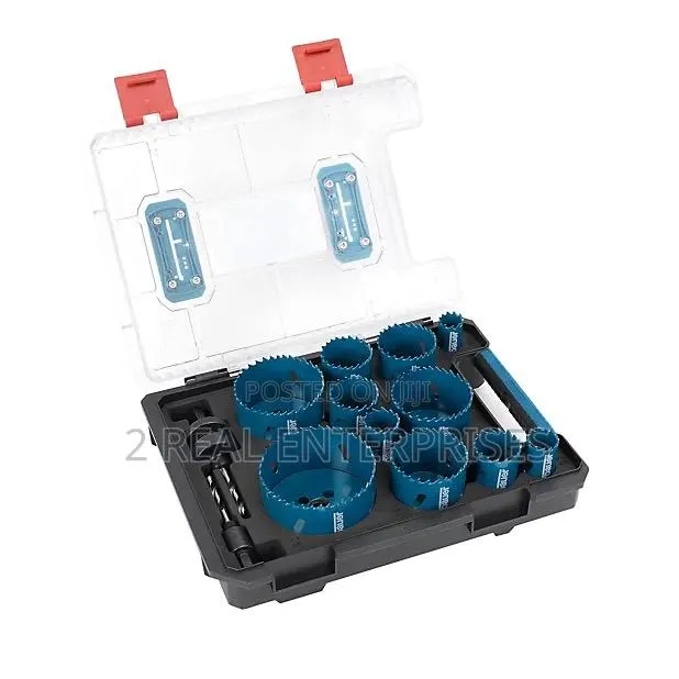 Erbauer Hole Saw Set 13pc 19-76mm 2x Wood,Metal,Plastic · Photo 1