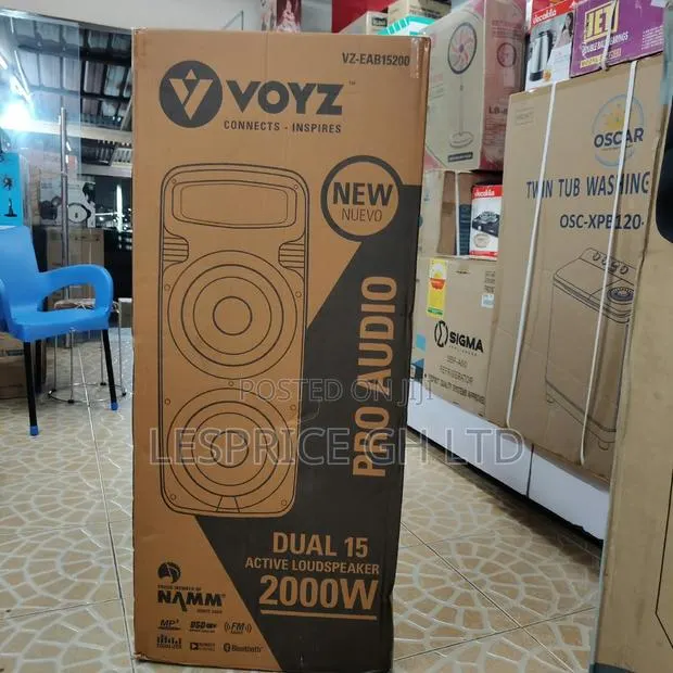 The Music Lovers Choice 2000W Solid Voyz Bluetooth Speakers · Photo 1