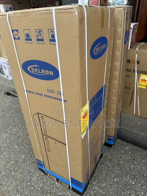 Delron Double Door Fridge DRF-200 190liters · Photo 1
