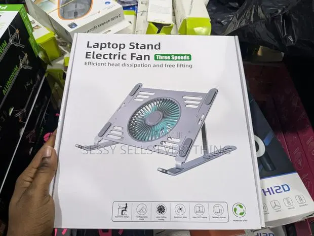 Laptop Stand With Electric Fan · Photo 1