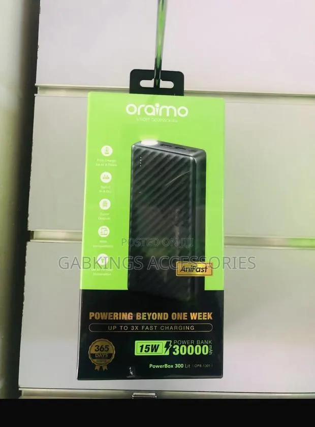 Oraimo Powerbox 300 Lit, 30,0000mah Powerbanks · Photo 1