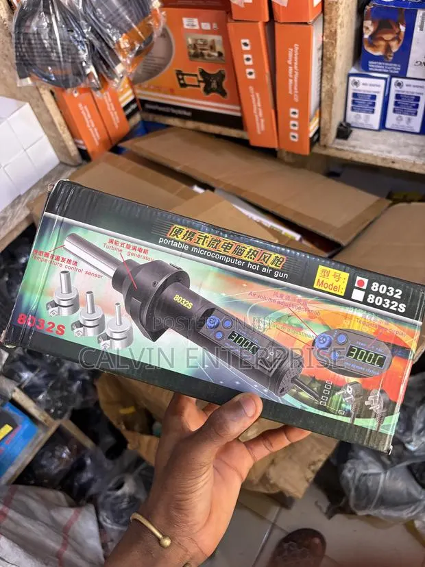 Potable Microcomputer Hot Air Gun · Photo 1