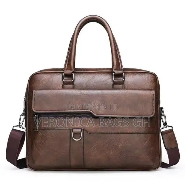 Leather Potable Briefcase Bag 14-15 Inches Laptop · Photo 1