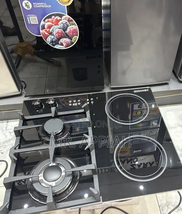 Super Slim Kenwood 60cm 2 Gas + 2 Electric Hob(Tempered Glass) · Photo 1