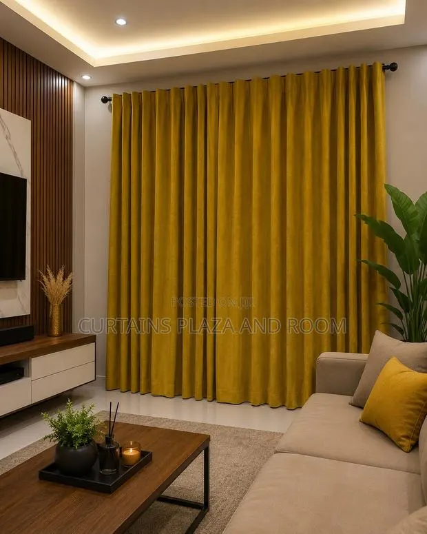 Curtains ( 2in1 Yellow Gold Curtain ) · Photo 1